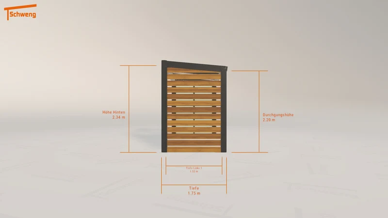 #AT Schweng Terrassenüberdachung S350 (ID 33g8yz)