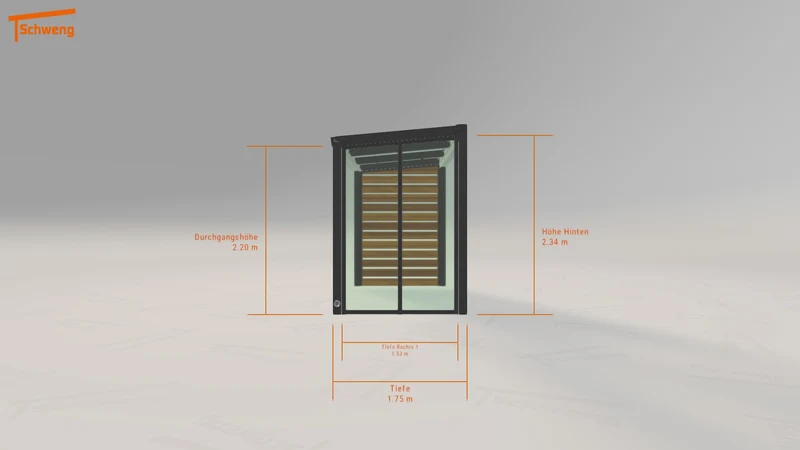 #AT Schweng Terrassenüberdachung S350 (ID 33g8yz)
