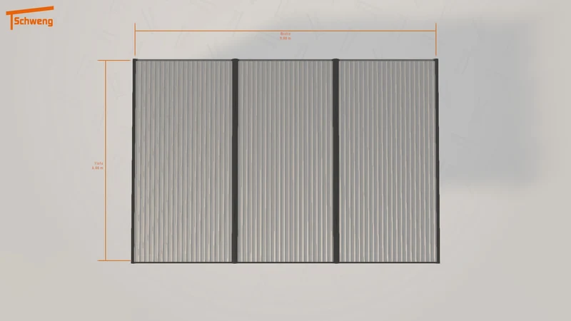 #DE Schweng Flachdachcarport C600+ (ID mj37vv)