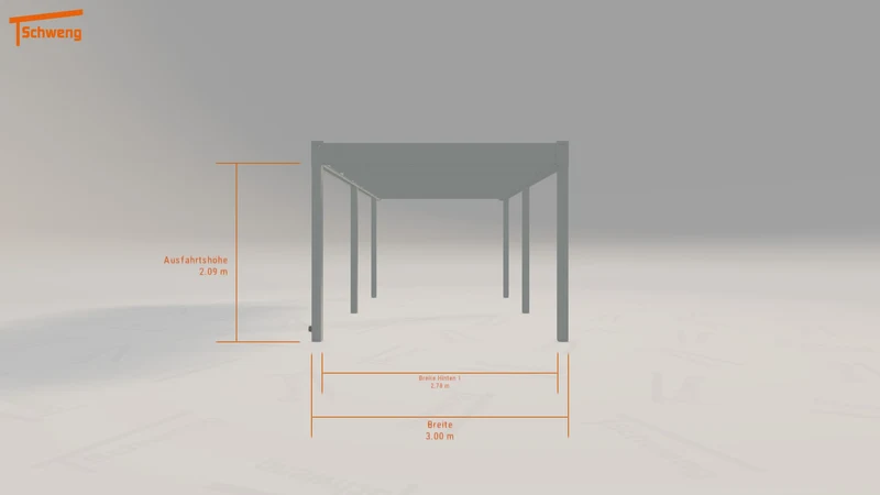 #DE Schweng Flachdachcarport C600 (ID bk8qy7) #MTG