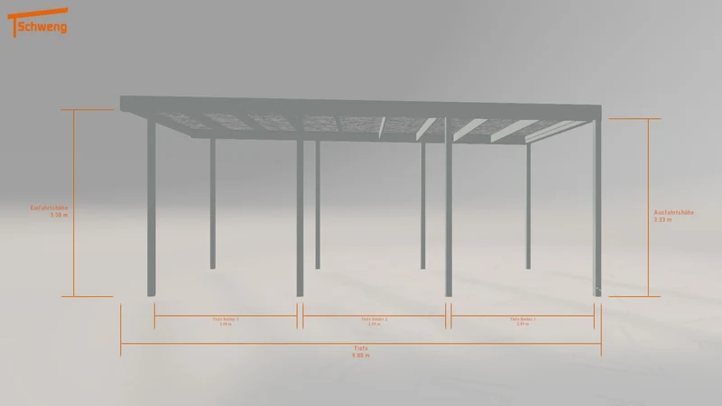 #DE Schweng Flachdachcarport C600 (ID mj3p45) #MTG