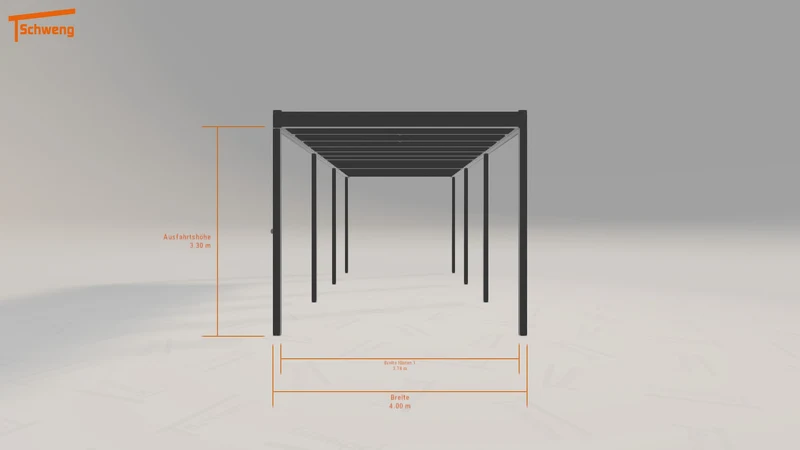 #DE Schweng Flachdachcarport C600 (ID 85r9xq)