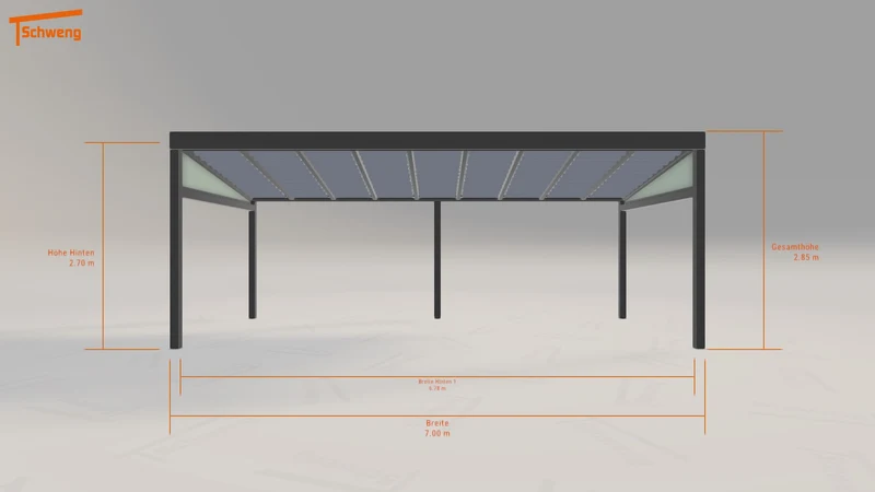 #DE Schweng Terrassenüberdachung S400 (ID qd3yp4)