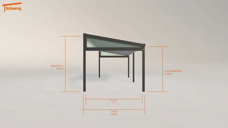 #DE Schweng Terrassenüberdachung S400 (ID qd3yp4)