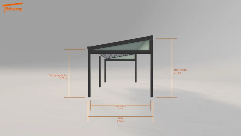 #DE Schweng Terrassenüberdachung S400 (ID qd3yp4)