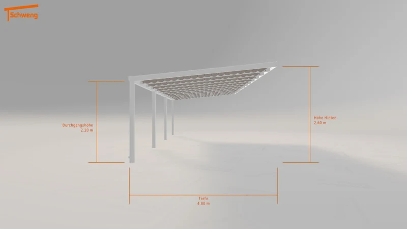 #DE Schweng Terrassenüberdachung S400 (ID 85r98q)