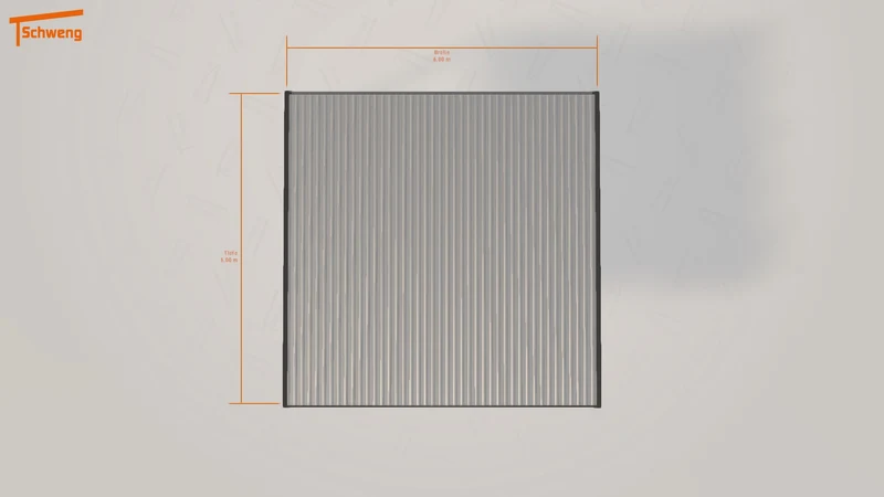 #DE Schweng Flachdachcarport C600+ (ID jj3pjy)