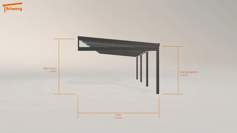 #DE Schweng Terrassenüberdachung S400 (ID 77gwzv)