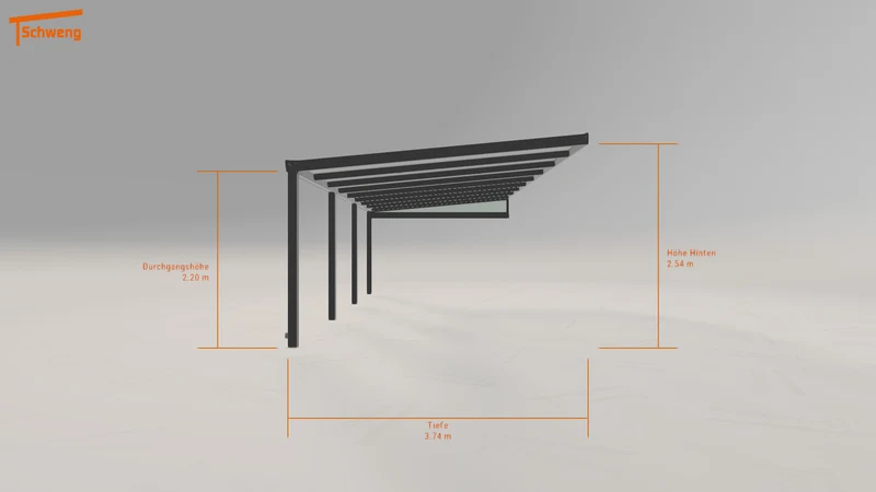 #DE Schweng Terrassenüberdachung S400 (ID 77gwzv)