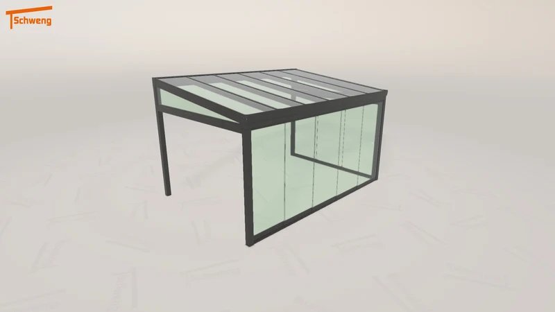 #DE Schweng Terrassenüberdachung S400 (ID 33g7xg)