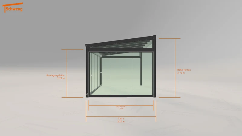 #DE Schweng Terrassenüberdachung S400 (ID 33g7xg)