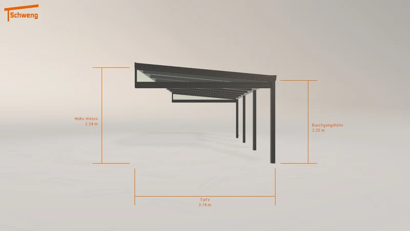 #DE Schweng Terrassenüberdachung S400 (ID qd3ymn)
