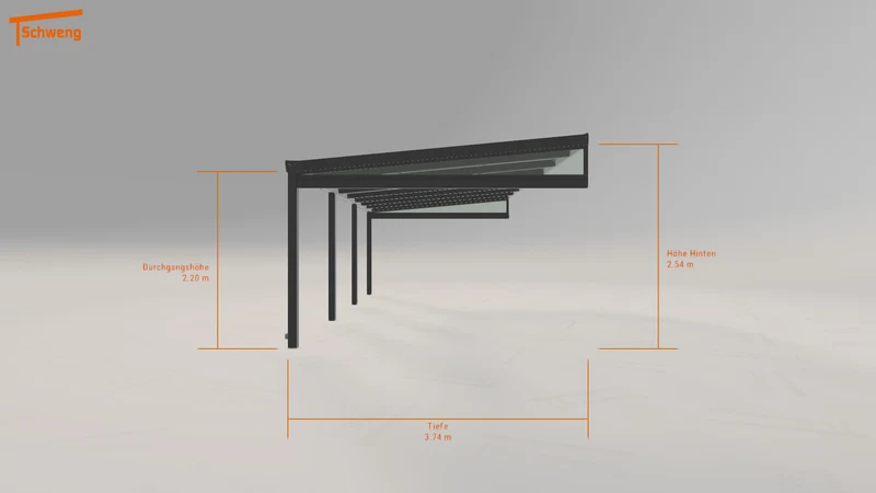 #DE Schweng Terrassenüberdachung S400 (ID qd3ymn)