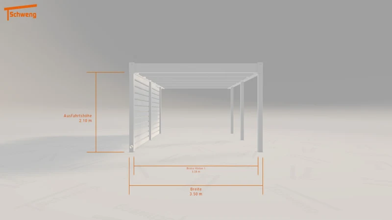#DE Schweng Flachdachcarport C600 (ID 77gwnv) #MTG