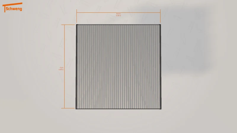 #DE Schweng Flachdachcarport C600 (ID dvwqx3) #MTG