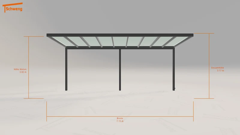 #DE Schweng Terrassenüberdachung S350 (ID v4ddrg)