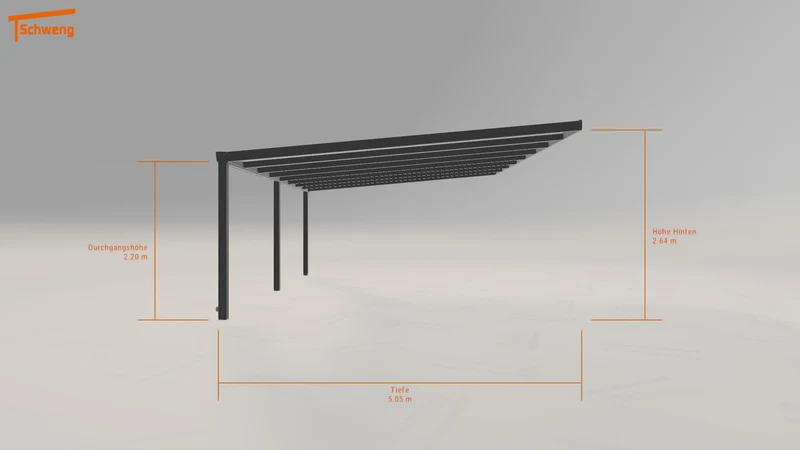 #DE Schweng Terrassenüberdachung S400 (ID 77gggz)