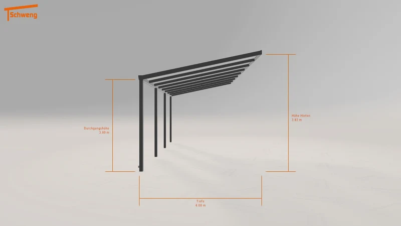 #DE Schweng Pultdachcarport S400 (ID zbkkkm)