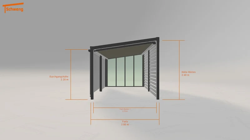 #CH Schweng Terrassenüberdachung S400 (ID 85rrdw)
