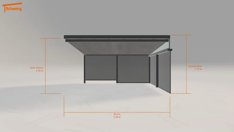 #DE Schweng Terrassenüberdachung S400 (ID 9wddn9)