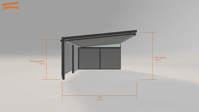 #DE Schweng Terrassenüberdachung S400 (ID 9wddn9)