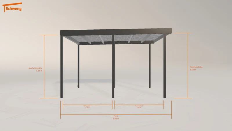 #DE Schweng Flachdachcarport C600 (ID w3rpg7) #MTG