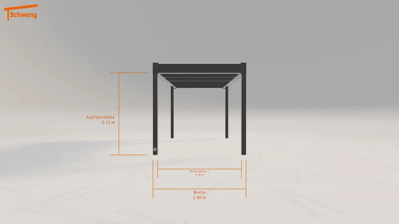 #DE Schweng Flachdachcarport C600 (ID 77g9nx) #MTG