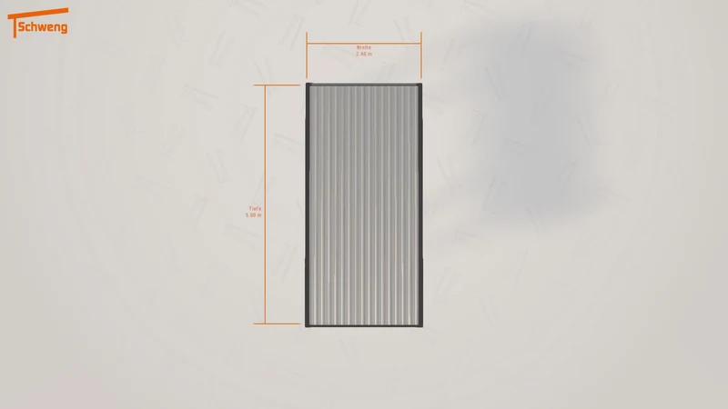 #DE Schweng Flachdachcarport C600 (ID 77g9nx) #MTG