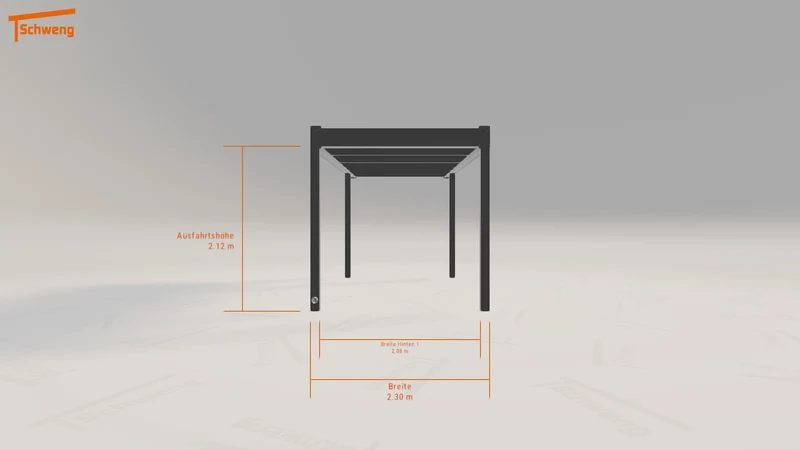 #DE Schweng Flachdachcarport C600 (ID ygk2w3) #MTG