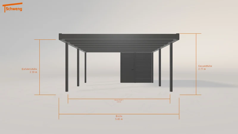 #DE Schweng Flachdachcarport C600+ (ID n53nw5) #MTG