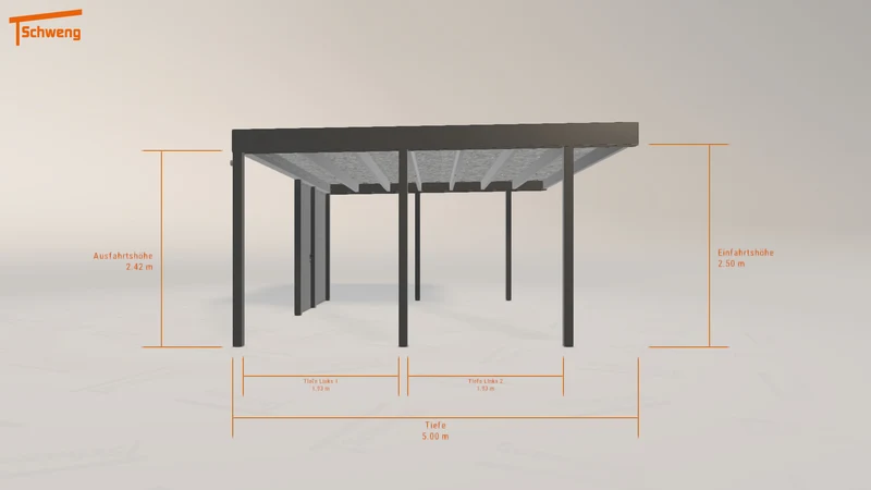 #DE Schweng Flachdachcarport C600+ (ID n53nw5) #MTG