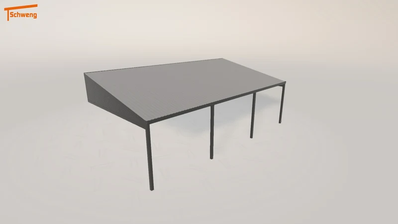 #AT Schweng Pultdachcarport S400 (ID 33gw85)