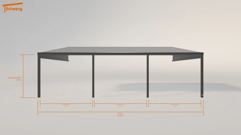 #AT Schweng Pultdachcarport S400 (ID 33gw85)