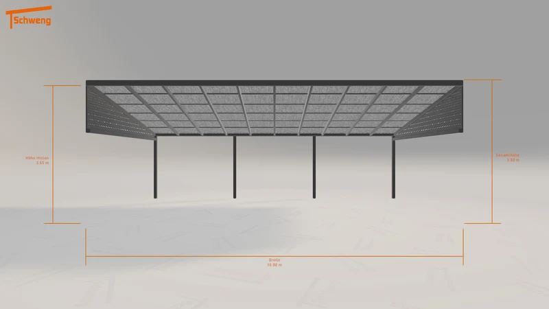 #AT Schweng Pultdachcarport S400 (ID 33gw85)
