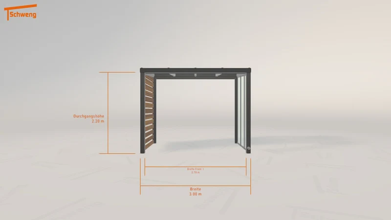 #AT Schweng Terrassenüberdachung S350 (ID 77gm27)