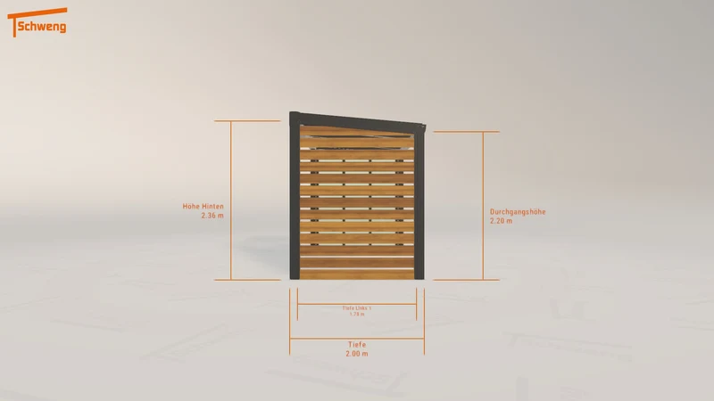 #AT Schweng Terrassenüberdachung S350 (ID 77gm27)