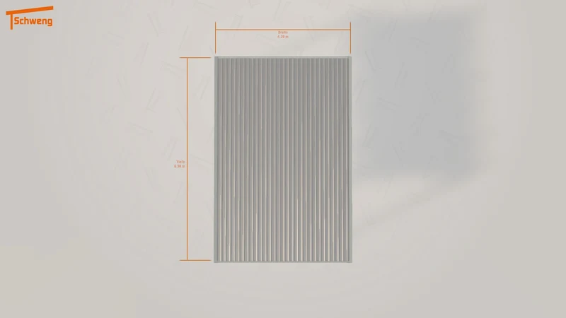#DE Schweng Flachdachcarport C600 (ID n53x93)