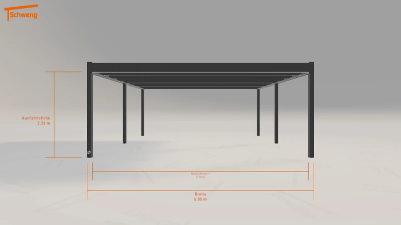 #DE Schweng Flachdachcarport C600 (ID 5mgwrq) #MTG