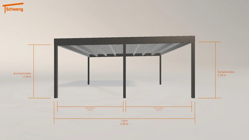 #DE Schweng Flachdachcarport C600 (ID 5mgwrq) #MTG