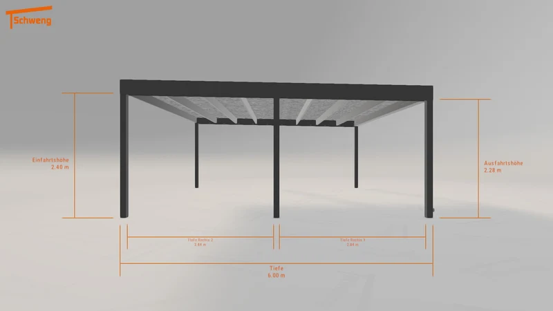 #DE Schweng Flachdachcarport C600 (ID 5mgwrq) #MTG