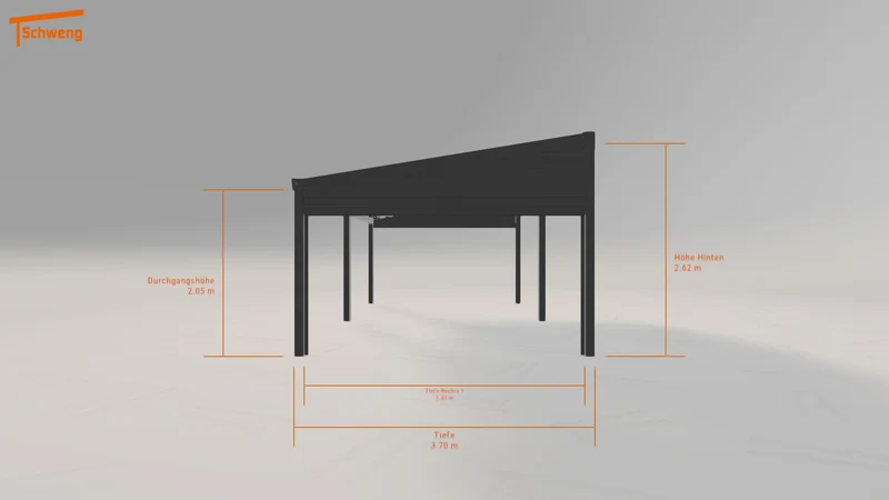 #DE Schweng Terrassenüberdachung S400 (ID qd3yd7)