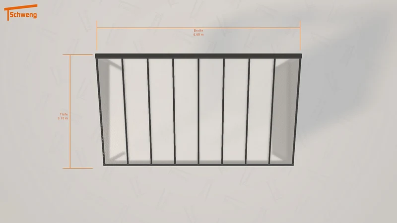 #DE Schweng Terrassenüberdachung S400 (ID 42gx2y)