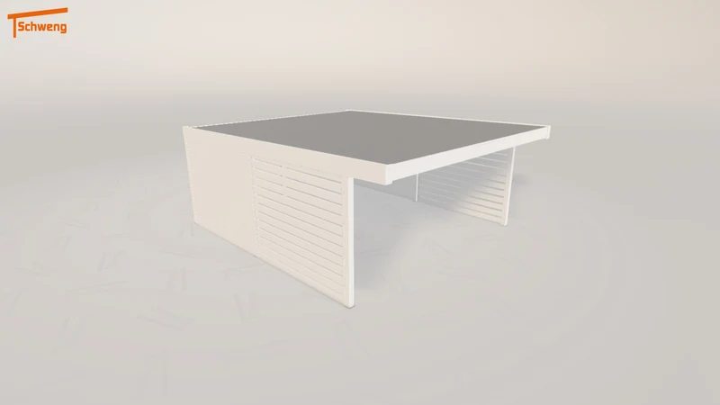 #DE Schweng Flachdachcarport C600+ (ID w3r2zw)
