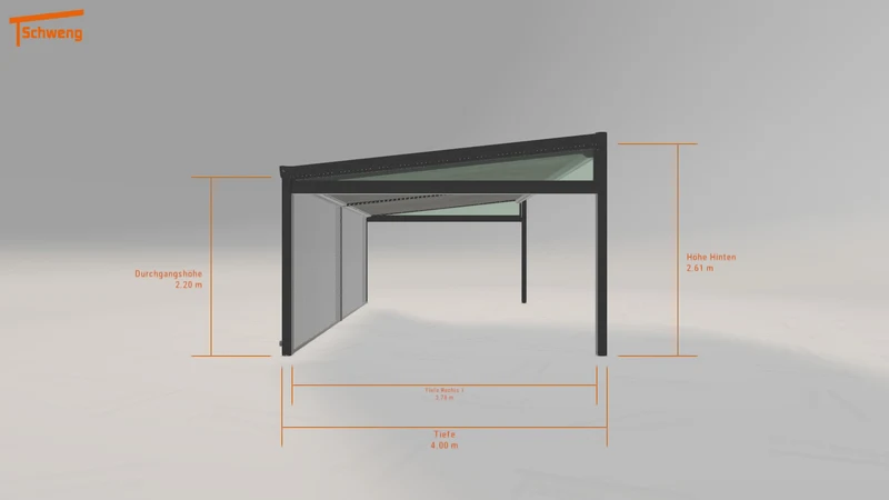 #DE Schweng Terrassenüberdachung S400 (ID g7bb88)