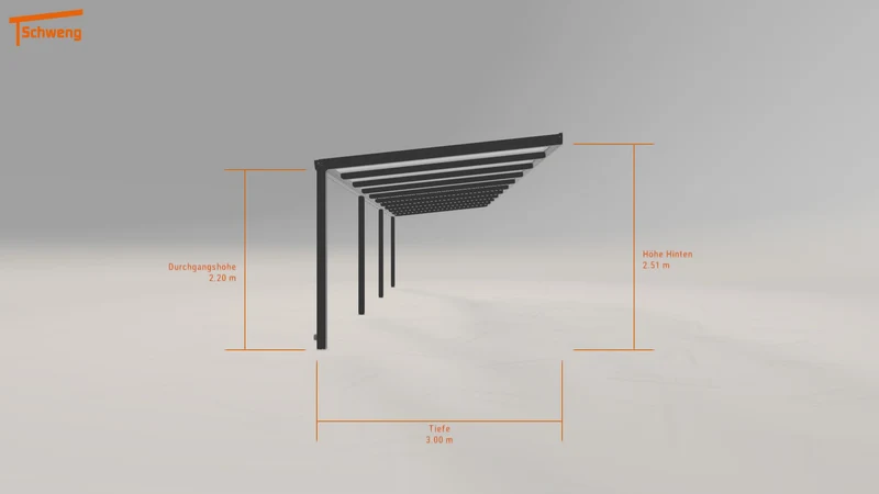 #DE Schweng Terrassenüberdachung S350 (ID mj3354)