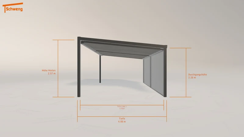 #DE Schweng Terrassenüberdachung S400 (ID x7kk9y)