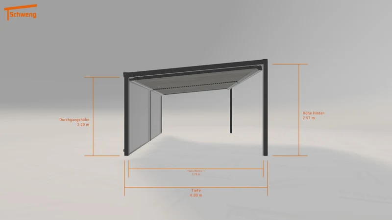 #DE Schweng Terrassenüberdachung S400 (ID x7kk9y)