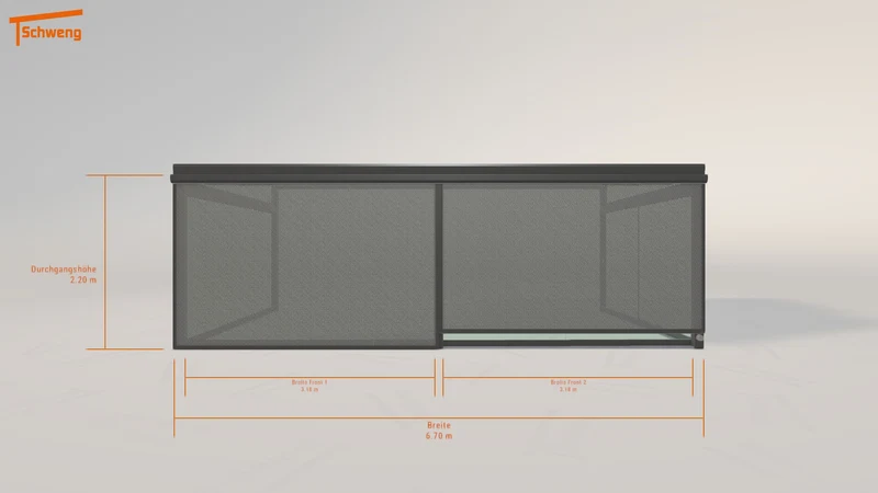 #DE Schweng Terrassenüberdachung S400 (ID 9wddy9)