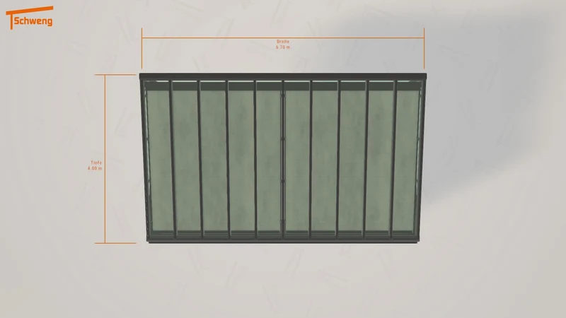 #DE Schweng Terrassenüberdachung S400 (ID 9wddy9)
