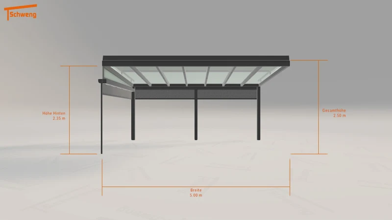 #DE Schweng Terrassenüberdachung S400 (ID 9wd59p)